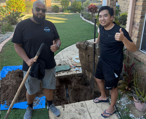 Water Mains and service line repairs from the meter to the house by ABZ Plumbing Brisbane.